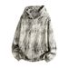Loom Cross-Border Hooded Sweatshirt For Men, Sand Dune Wasteland Style, Distressed With Holes, Irregular Beggar Design, Cool_viptrois.com