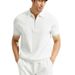 Men's Clothing Summer Men's Knitted Short Sleeve Shirt Slim Fit Pure Color Ice Silk New Lapel Half Sleeve Shirt Bottoming Shirt_viptrois.com