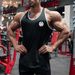 Men's Cotton I-shaped Vest Summer Casual T-shirt Wide U-neck Bottoming Shirt Sweat-absorbing Muscle Bodybuilding Sports T-shirt Tide_viptrois.com