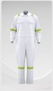 Men's Clothing Spring And Autumn Pure Cotton Solid Color One Piece Workshop Reflective Strip Work Clothes_viptrois.com
