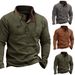 "2025 Men's Casual Jacket Autumn And Winter Fleece Hoodie Pullover Color-blocking Zipper Shirt._viptrois.com