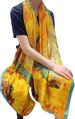 Lijin Satin White Birch Forest Mulberry Silk Women's Neck Sun Protection Shawl Summer Beach Large Long Scarf_viptrois.com