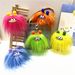 Bag Charm Celebrity Cute Cartoon Keychain Fried Fur Doll Sausage Mouth Bag Pendant Creative Ugly Cute Plush Doll Gift_viptrois.com