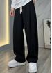 Women's Trendy Wide-Leg Pants - High Waist Straight Cut Casual Trousers With Stretch, Comfortable & Stylish For Winter_viptrois.com