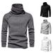 Men's Autumn And Winter New British Style Pile Neck Sweater Fashion Casual Hoodie_viptrois.com