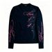 Y2k Retro Print Cotton T-Shirt - Oversized Streetwear Tee With Vintage Letter Graphic, Soft Comfort Fit, Unisex Casual Long Sleeve Top_viptrois.com