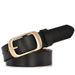 New Women's Casual 3.0 Japanese Buckle Genuine Leather Belt Ladies Versatile Classic Pure Cowhide Belt_viptrois.com