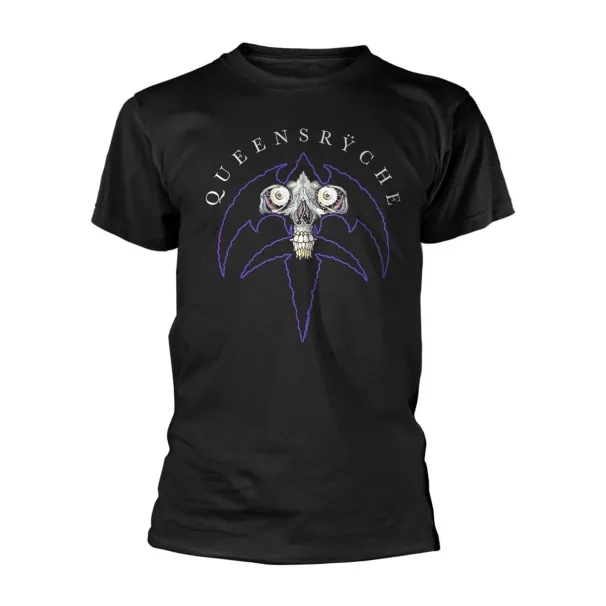 Queensryche Empire Skull Autorizzato Uomo Maglietta_viptrois.com