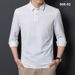 2023Polo Shirt Lapel Long Sleeve Men's Trend Lapel Men's Embroidery Business Casual Long Sleeve T-Shirt Spring And Autumn_viptrois.com