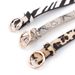 Fashionable versatile with leopard print and snake pattern wo's circular alloy Japanese buckle decorative belt for_viptrois.com