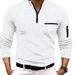 Nordmann Cross-Border Spring And Autumn Men's Checkered With Arm Zipper Sports Polo Shirt_viptrois.com