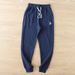 Men's Clothing Pure Cotton Drawstring Sweatpants Knitted Washed Terry Cotton Spring And Autumn Style Sports Casual Trousers Men's Versatile Trend_viptrois.com