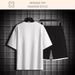 Men's Clothing Men's Summer Suit With Big Letter Prints Loose And Versatile Shorts Casual And Simple Tops For Men_viptrois.com