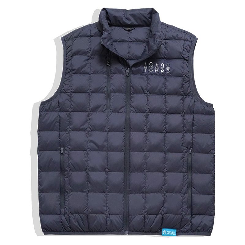 Men's Clothing 2024 NEW Lightweight down vest autumn and winter new European and American fashion stand up collar short outdoor leisure warm vest_viptrois.com