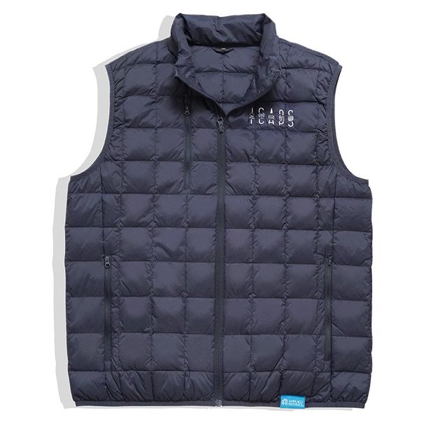 Men's Clothing 2024 NEW Lightweight down vest autumn and winter new European and American fashion stand up collar short outdoor leisure warm vest_viptrois.com