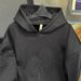 Streetwear Hoodie Men's Graphic Pullover – Oversized Drop Shoulder Design, Black Star Embroidery, Unisex High Fashion Casual Wear_viptrois.com