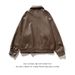 Men's Clothing Simple Men's And Women's Motorcycle Leather Jackets Spring And Autumn Handsome Business Casual Fashion Street Solid Color Men's Jackets_viptrois.com