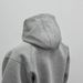 Men's Cropped Hoodie Jacket Oversized Streetwear Pullover With Zip Front_viptrois.com