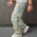 Men's Clothing Retro Wide Leg Jeans Trendy Loose Trousers High Street Wide Leg Pants_viptrois.com