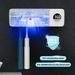 Auntyfey U-V-C sterilizer cleaning sterilizer, wall mounted holder, 4 toothbrush slots and timing function_viptrois.com