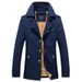 Autumn And Winter Jackets For Men, Youth With Thick Fleece Windbreakers, Men's Mid To Long Styles, Korean Version, Plus_viptrois.com
