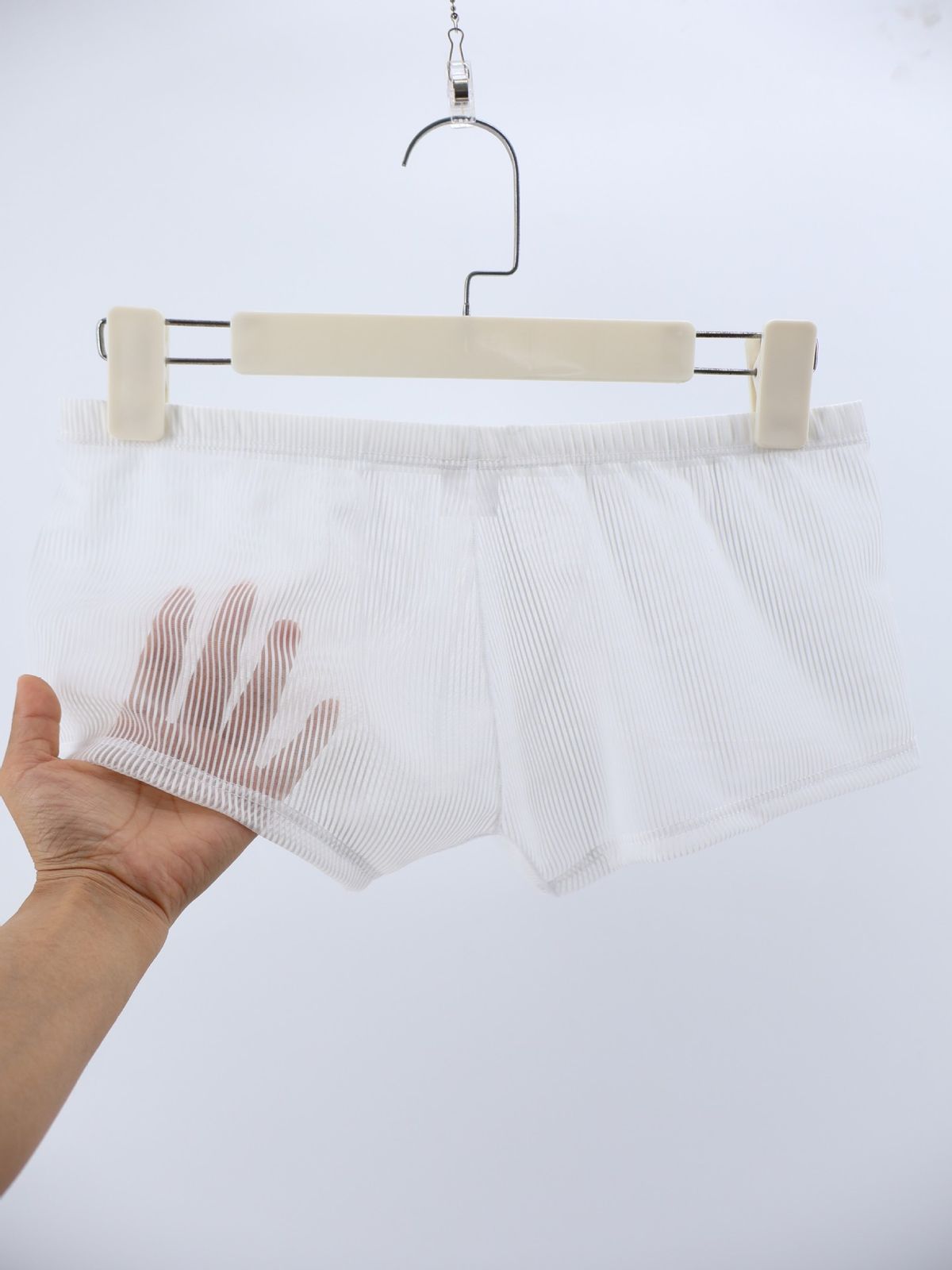 Pulse New Semi-Transparent Sexy Men's Erotic Cross-Border Hot-Selling Boxer Briefs, European Size_viptrois.com