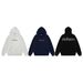 English Letter Print Hoodie Street Style Vibe Versatile Loose Men's Pullover Casual Sweatshirt_viptrois.com