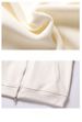 Heavy 420g Fleece Turtleneck Zipper Cardigan Jacket Men's Simple Sweater Women's_viptrois.com