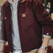 Maden Retro Heavyweight Canvas Detroit Jacket Corduroy Collar Hunting Short Zip-Up Jacket With Pockets Men's Autumn Outerwear_viptrois.com