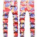 Men's trendy denim trousers fashionable jeans_viptrois.com