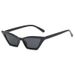 Small frame cat eye sunglasses for women street shooting retro sunglasses colorful Uzi Red Devil glasses trendy all match Glasses_viptrois.com
