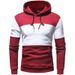 Men's Clothing Spring and Autumn New Men's Clothing Splicing Contrast Color Sweatshirt_viptrois.com