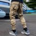 Men's Spring And Autumn Men's Casual Pants Large Size Personalized Overalls Men's Trendy Brand Fashion Sports Pants Men's_viptrois.com