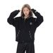 Trendy Brand Vibed Design Pearl Letter Cardigan Hooded Sweatshirt Loose Casual Unisex Beaded Personalized Jacket_viptrois.com