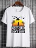 Charlie Don’t Surf - Dont Tee T-Shirt Cotton Crew Neck Short Sleeve Summer Versatile Unisex Slightly Soft Top For Everyday Wear Graphic Fashion_viptrois.com
