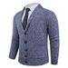 Pure Cross-Border Autumn Winter Jacket Men's European Size Fashion Thickened Twisted Cardigan Sweater Knitwear_viptrois.com