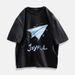 Men's Clothing Summer Ice Silk Cool T Shirt Men's Loose Round Neck Half Sleeve Trendy Brand Simple Short Sleeve T Trendy All Match Print_viptrois.com