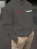 Men's Loose Casual Fashionable Freedom Letter Pattern Printed Round Neck Long Sleeved Sweatshirt Suitable For Autumn And Winter Wear_viptrois.com