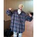 Hooded Shirt Jacket Men's Trendy Design, High-end Retro Long Sleeved Plaid Shirt Jacket_viptrois.com