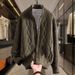 Autumn Winter Versatile High-End Men's New Sweater Korean Style Slim Fit Trendy Top Youth Knitted Jacket_viptrois.com
