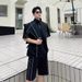 Men's Clothing Casual Sports Suit Loose Half Zip T Shirt Niche Shorts Two Piece Suit_viptrois.com