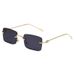 Women's Frameless Small Sunglasses - Fashion Trimmed, UV400 Protection, Trendy Style_viptrois.com