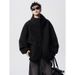 Autumn And Winter Vintage Hoodie, Loose Casual Zipper Cardigan, Hooded Jacket_viptrois.com
