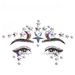 Halloween Edm Electronic Music Festival Face Stickers Eyebrow Stickers Diamond Resin Diamond Carnival Diamond Stickers Masquerade Face Decoration_viptrois.com