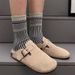Retro Striped & Checkered Crew Socks – Soft Cotton Double Needle Knit – Breathable & Comfortable – Vintage Style – Stackable Design – Multiple Colors_viptrois.com