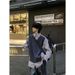 Pure Two-Piece Sweater Patchwork Turn-Down Collar Striped Men's Autumn American Retro Loose Casual Long Sleeve Shirt_viptrois.com