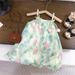 Summer Girls Floral Dress Baby Korean Version Children's Clothing Girl Stylish Tulip Sling Princess Dress Trendy Foreign Trade_viptrois.com