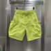 Pink Cargo Shorts For Men High Waist Trendy Summer Style Large Pockets Athletic Casual Five Point Pants_viptrois.com