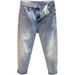 High-end Jeans Spring New Slim Fit Skinny Casual Long Light Blue Embroidered Versatile Trendy Men's Pants_viptrois.com