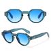 Men's Sunglasses High End And Handsome, Women's UV Protection, Retro Round Frame, Personalized Sword Shaped Rice Nails,_viptrois.com